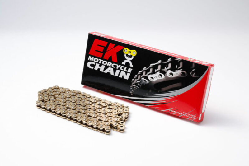 Vortex Racing EK 415RR 144 Link Gold Chain with Clip Master - 144-link 415 chain, gold, clip master, racing performance - Click Image to Close
