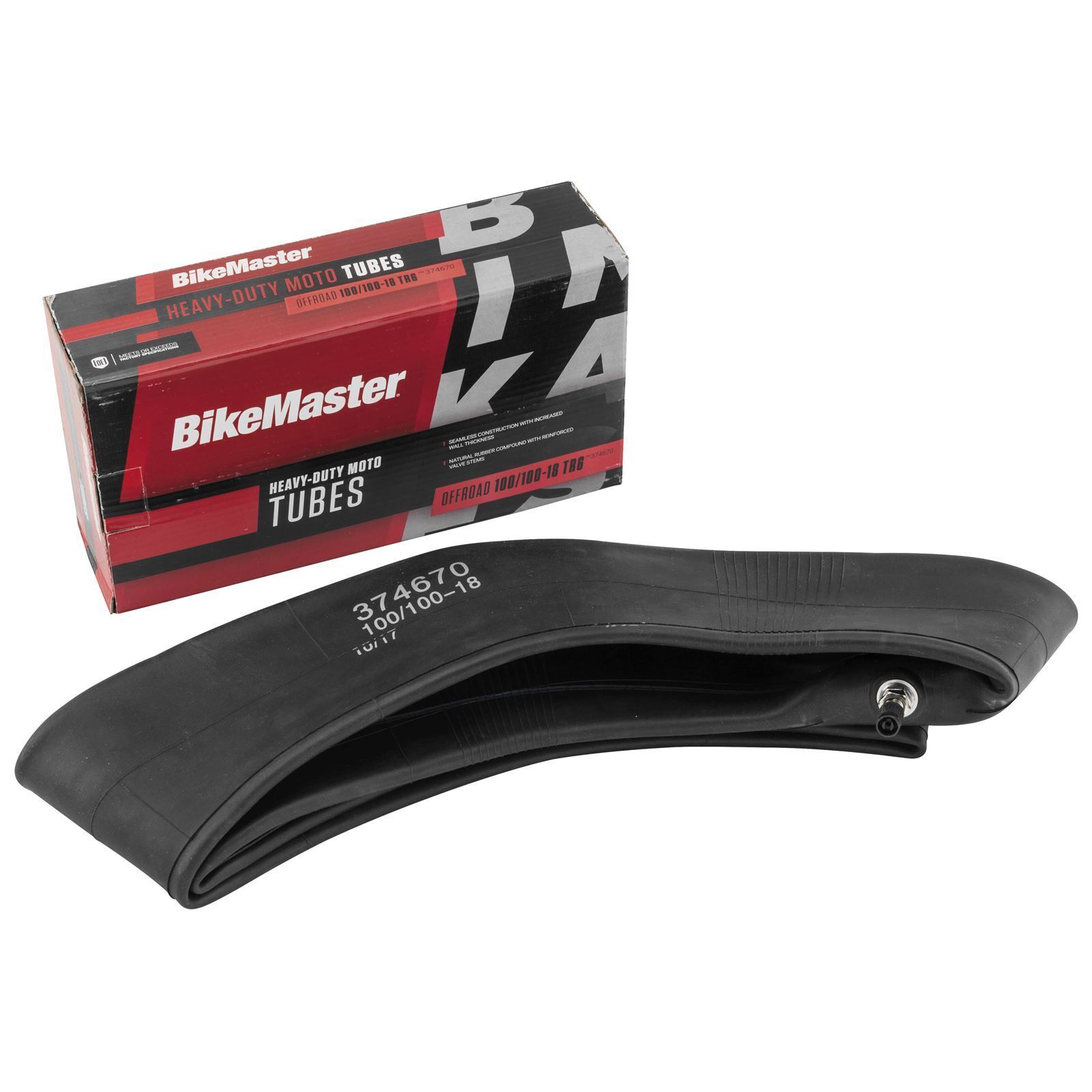 BikeMaster 100/100-18 TR6 Tube Heavy Duty - Click Image to Close