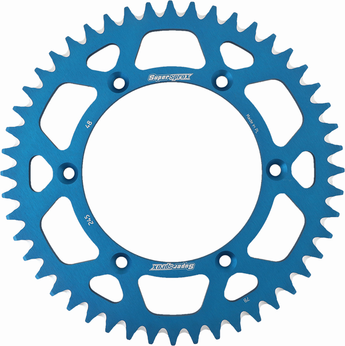 Aluminum Rear Sprocket 48T Blue - Click Image to Close