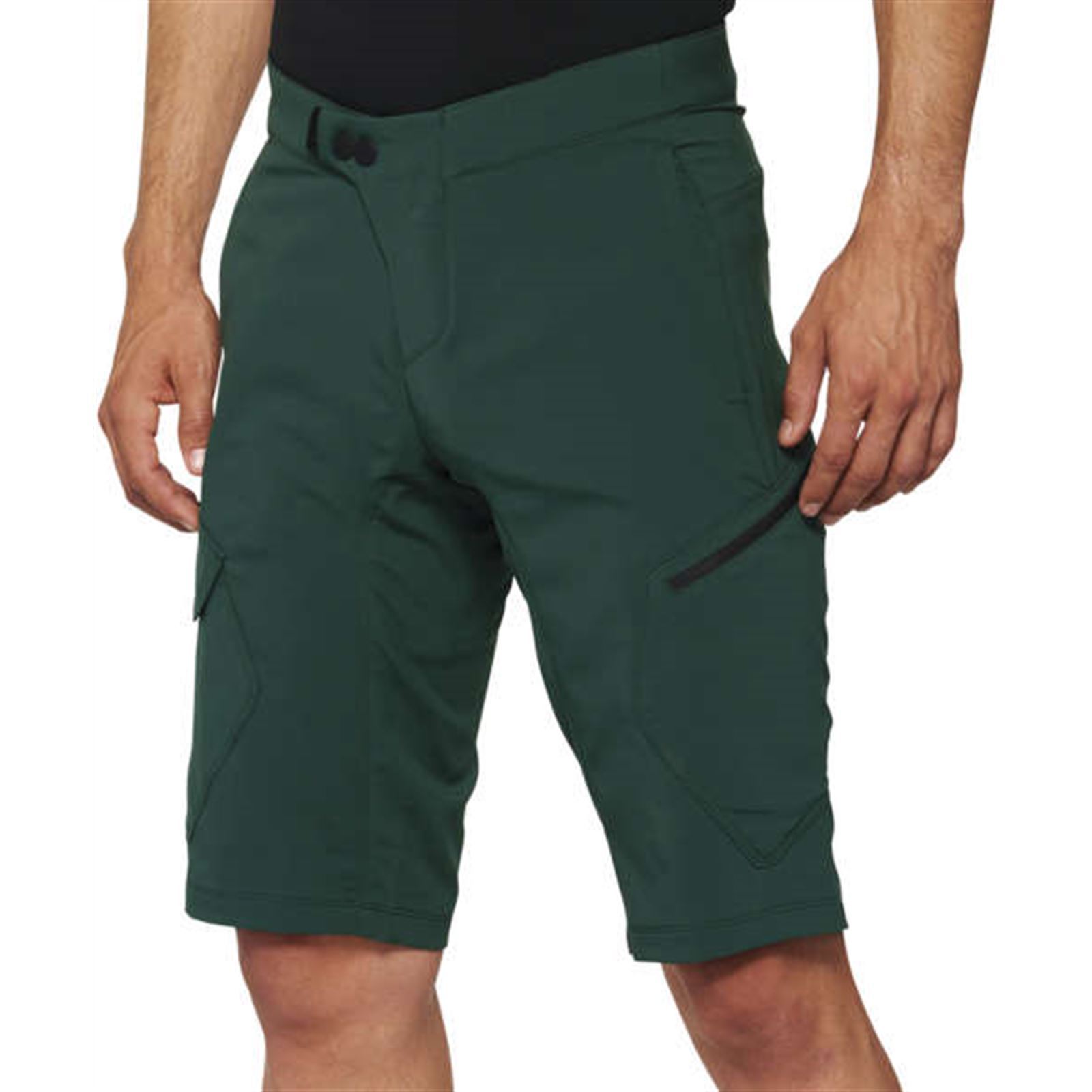 100% Ridecamp Shorts Fst Grn 36 - Click Image to Close