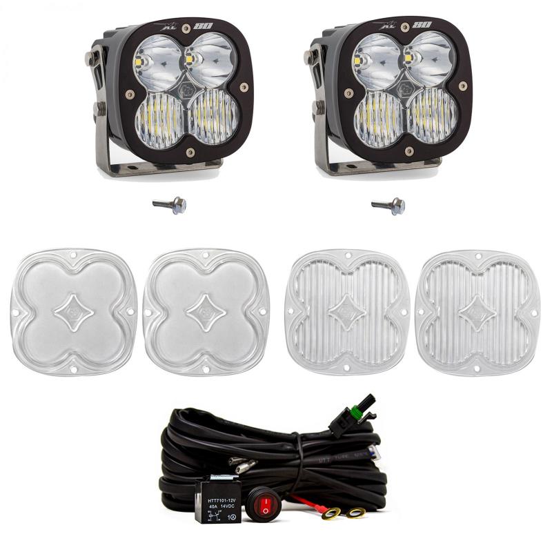 Baja Designs A-Pillar Light Kit XL80 D/C Fits 2021+ Ford Bronco - Click Image to Close
