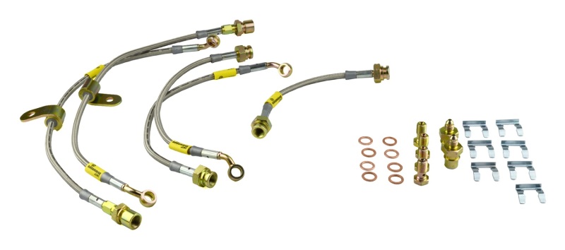Goodridge G-STOP SS Braided Brake Line Kit Fits 09-12 Cadillac CTS-V - Click Image to Close
