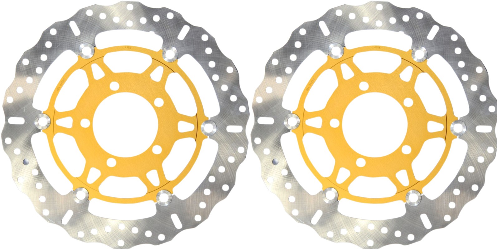 Floating Contour Brake Rotor Front Set - Click Image to Close