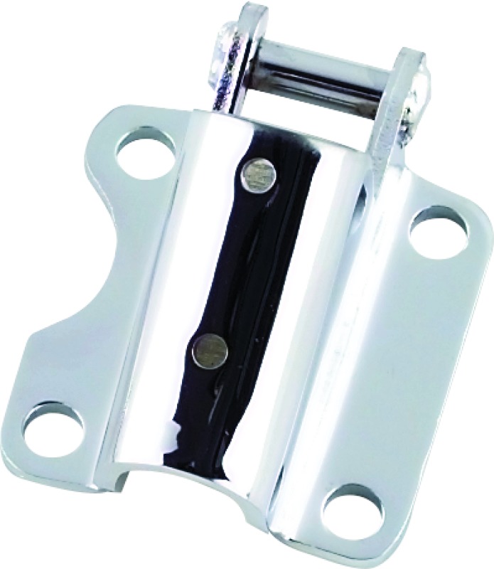 Biker's Choice Chrome Jiffy Stand Mounting Bracket - Click Image to Close