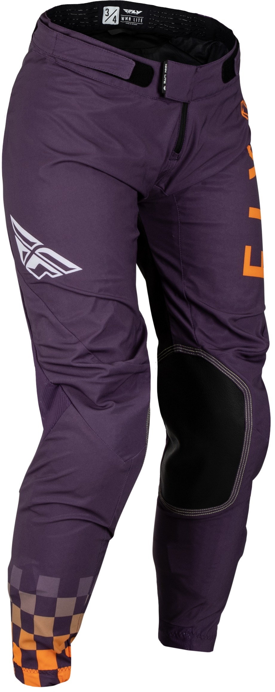 Fly Racing Women's Lite Pants Deep Purple/White/Neon Coral US 05/06 - Click Image to Close