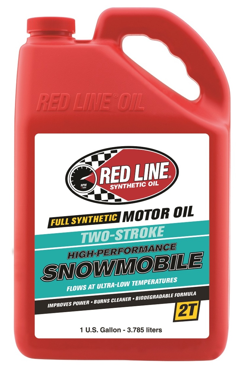 Red Line Two-Stroke Snowmobile Oil 1 Gallon - 1 gal. synthetic two-stroke snowmobile oil - Click Image to Close