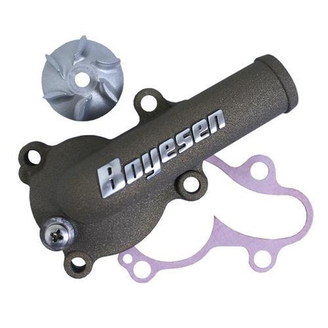 Magnesium Color Waterpump Cover & Impeller Kit - For 19-20 Kawasaki KX450 - Click Image to Close