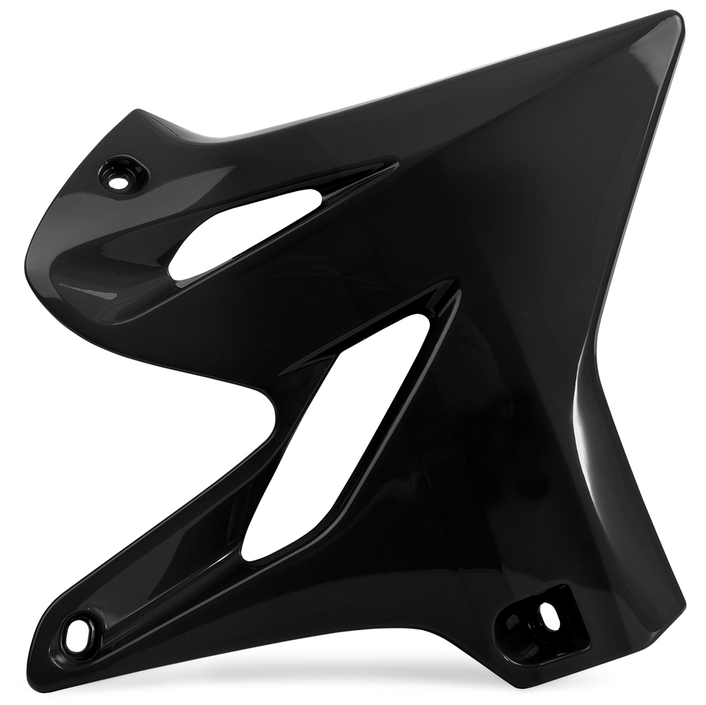 Radiator Shrouds - Black - For 16-19 Yamaha YZ125 YZ250 YZ250X - Click Image to Close
