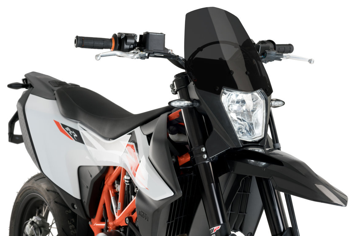 Puig Naked New Gen Sport Windscreen Dark Smoke KTM 690 SMC/Enduro R 19-23 - Click Image to Close