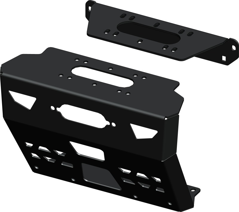 KFI Winch Shroud Mount for Polaris Ranger/Bobcat - Click Image to Close
