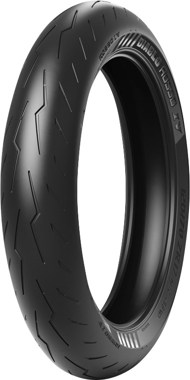 Pirelli Diablo Rosso IV Front Tire 120/70ZR17 (58W) Tubeless Radial - Front tire 120/70ZR17 for sport and street motorcycles - Click Image to Close