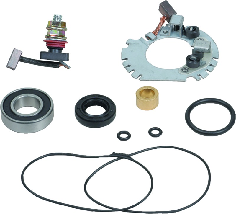 BikeMaster Starter Brush Kit Fits 85-95 Honda ATC TRX Suzuki LT Yamaha YFM - Click Image to Close