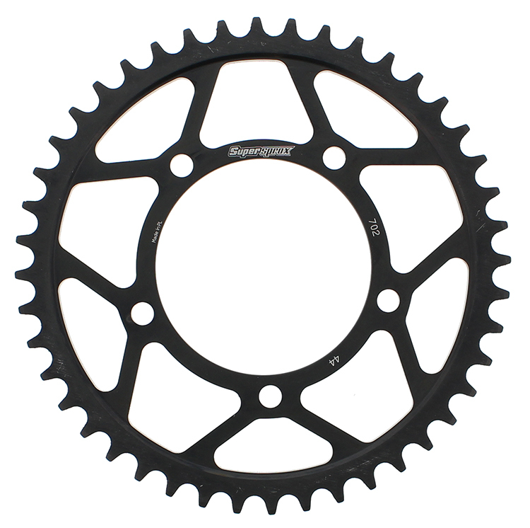 Supersprox Steel Rear Sprocket 44T 525 Chain Black - Click Image to Close