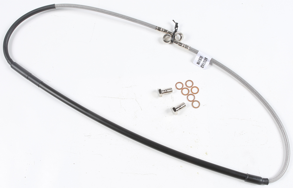 Stainless Steel Hydraulic Front Brake Line - Click Image to Close