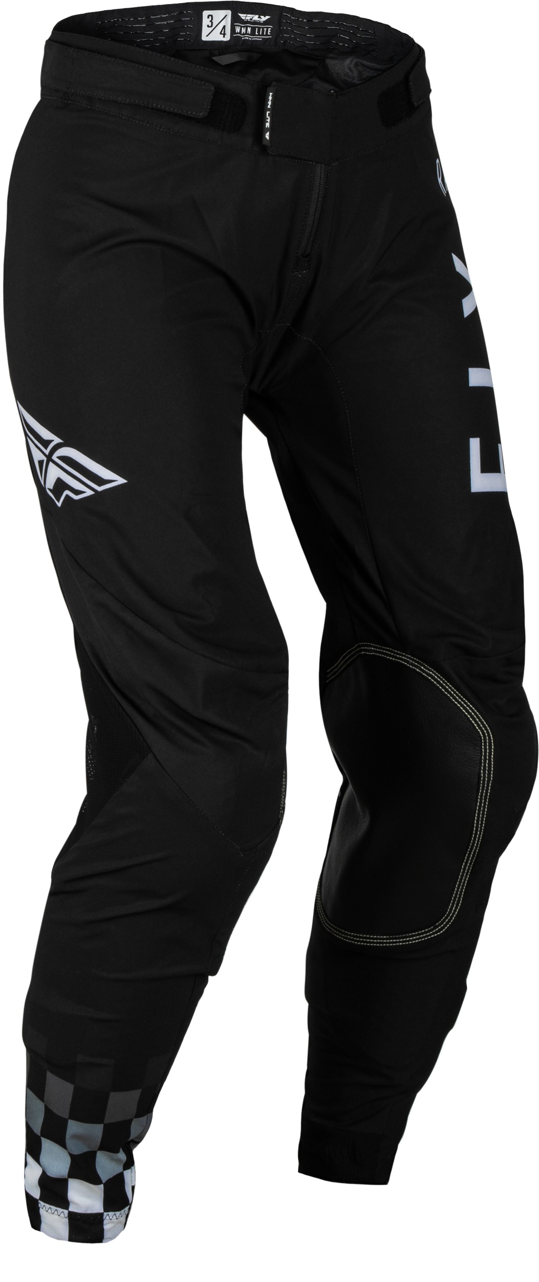 Fly Racing Women's Lite Pants Black/Light Grey US 0/02 - Women's offroad pants in Black/Light Grey, US 0/02 - Click Image to Close