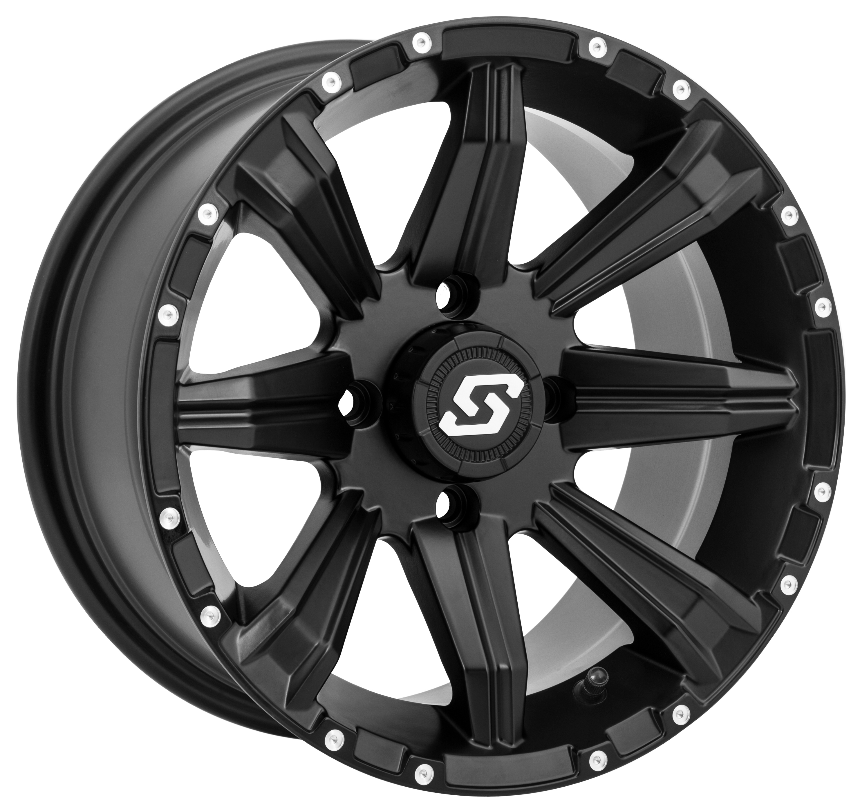 Sparx Wheel Black 4/156 15X7 4+3 - Click Image to Close