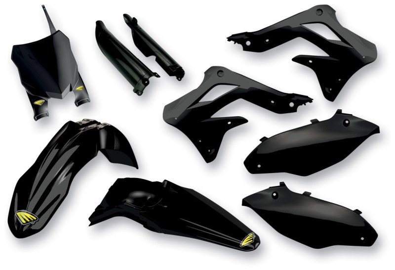 Cycra Powerflow Body Kit - Black Fits 12-15 Kawasaki KX450F - Click Image to Close