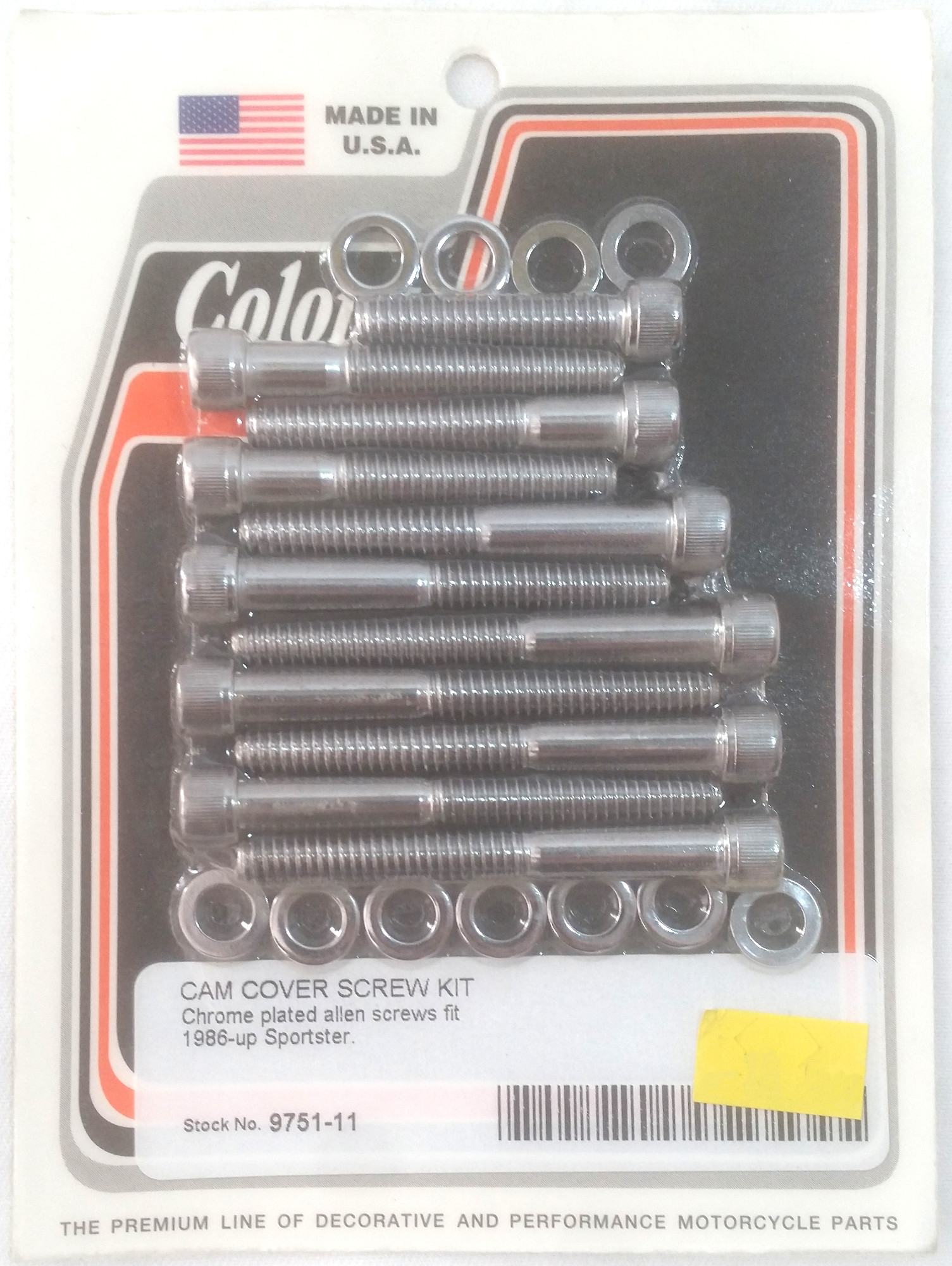 Cam Cover Screw Kit - For 86-03 Harley Sportster - Click Image to Close
