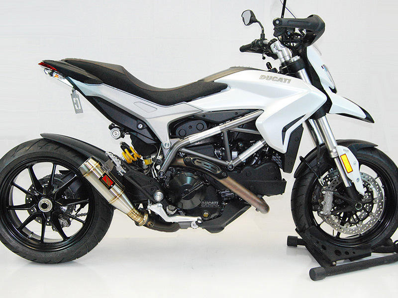 GP Slip On Exhaust - For 13-17 Ducati Hypermotard - Click Image to Close