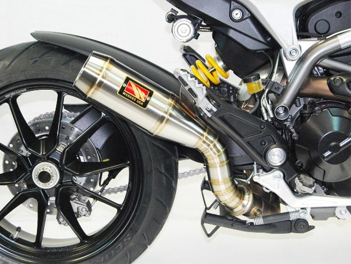 GP Slip On Exhaust - for 13-15 Ducati Hyperstrada - Click Image to Close
