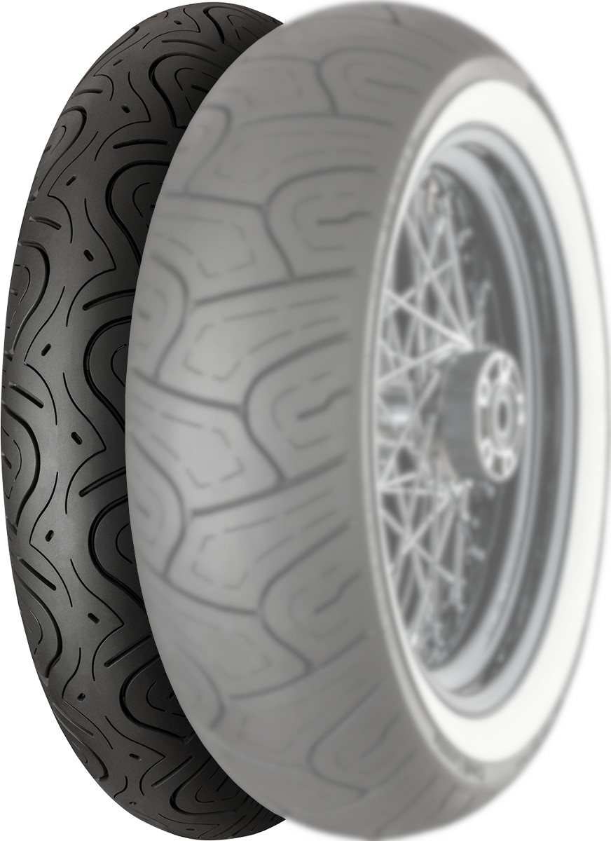 Legend Bias Front Tire 130/70-18 Wide Whitewall - Click Image to Close