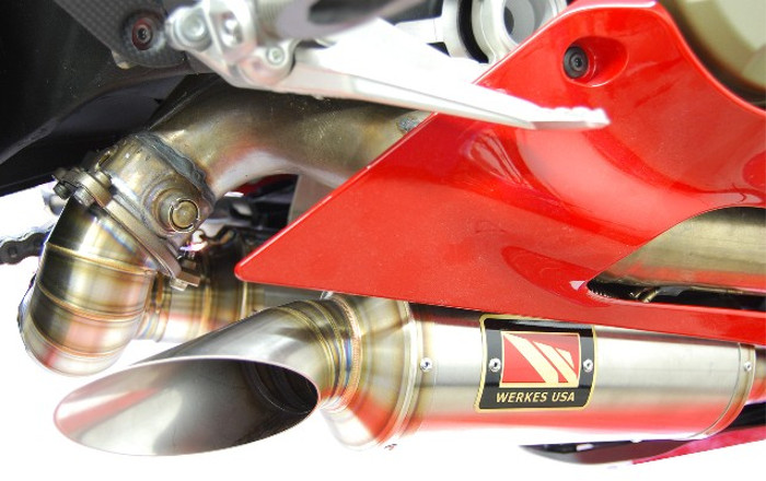 GP Slip On Exhaust - for Ducati 899 & 1199 Panigale - Click Image to Close