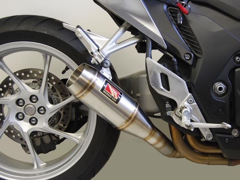 GP Slip On Exhaust - for 10-14 Honda VFR1200F - Click Image to Close