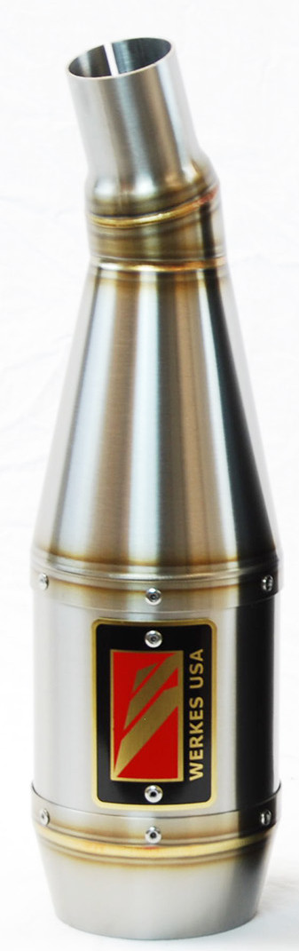 GP Stainless Steel Slip On Exhaust - for 11-14 Honda CBR250R - Click Image to Close