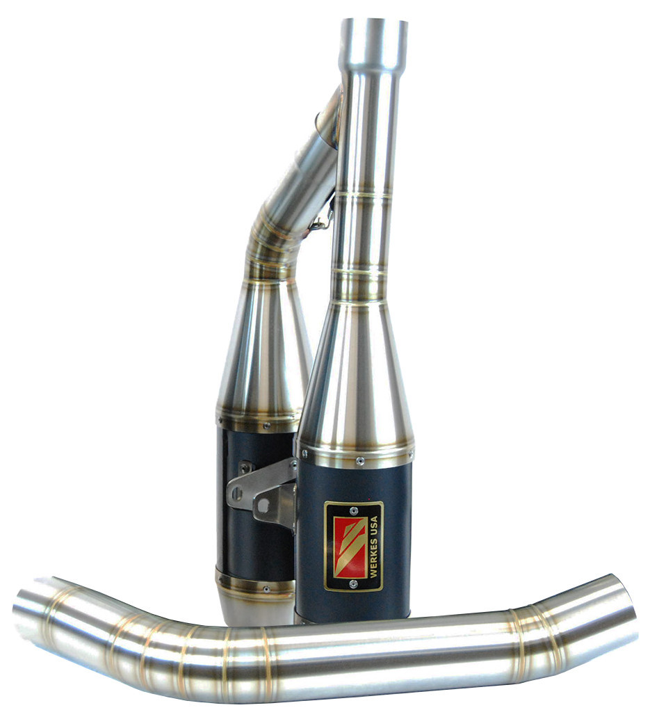 Black Center Dual GP Slip On Exhaust - For 2013+ Honda CBR600RR - Click Image to Close
