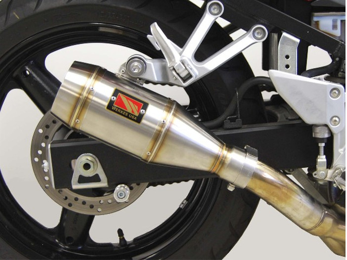 GP Slip On Exhaust - for 03-09 Suzuki SV650 - Click Image to Close