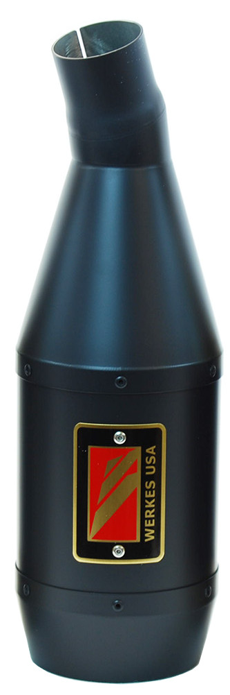 Black Velvet GP Slip On Exhaust w/ dB Killer - for 11-16 Triumph Speed Triple - Click Image to Close