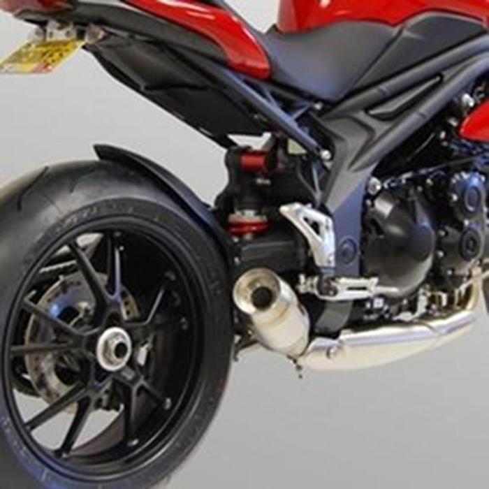 GP Slip On Exhaust - for 11-16 Triumph Speed Triple - Click Image to Close