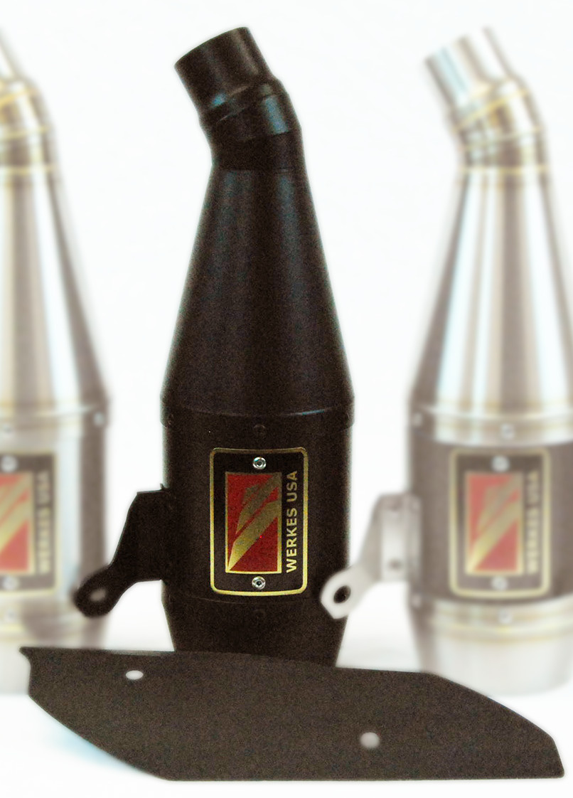 Black Velvet GP Slip On Exhaust - For 15-24 Yamaha R3 - Click Image to Close