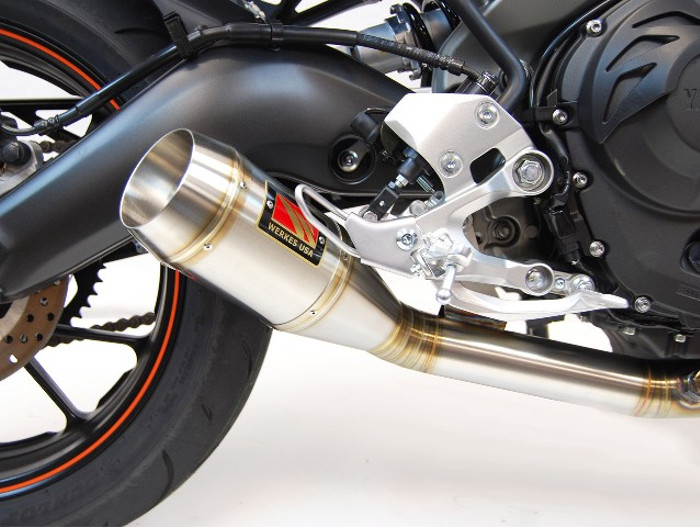 GP Slip On Exhaust - 14-20 Yamaha FZ-09 FJ-09 MT-09 Tracer XSR900 - Click Image to Close