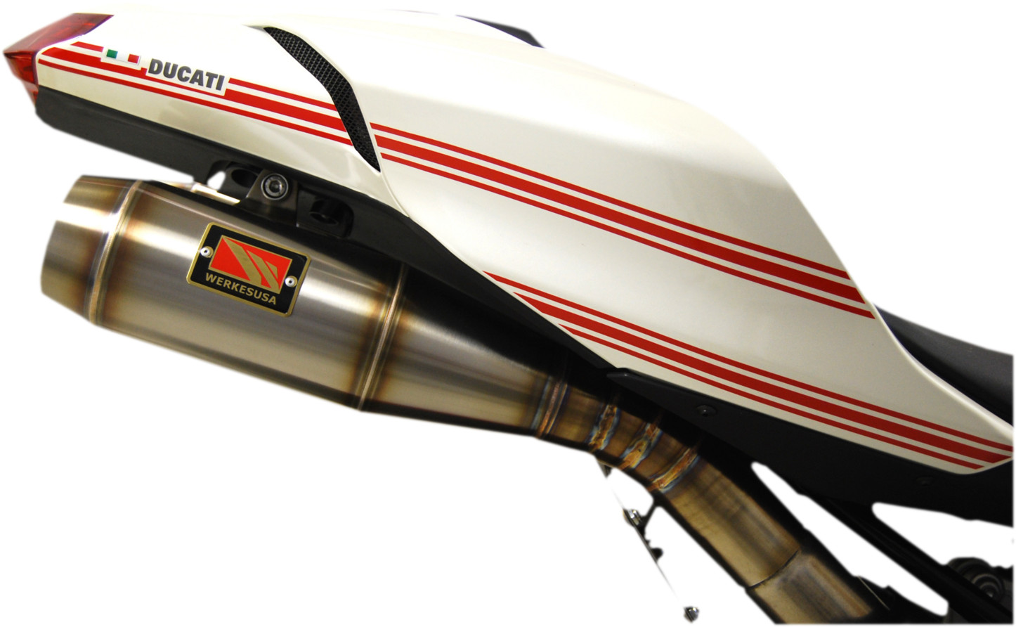 Dual GP Slip On Exhaust - for Ducati 848, 1098, 1198 - Click Image to Close