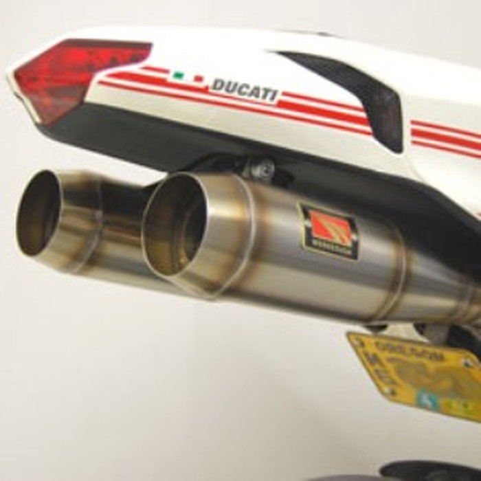 Dual GP Slip On Exhaust - for Ducati 848, 1098, 1198 - Click Image to Close