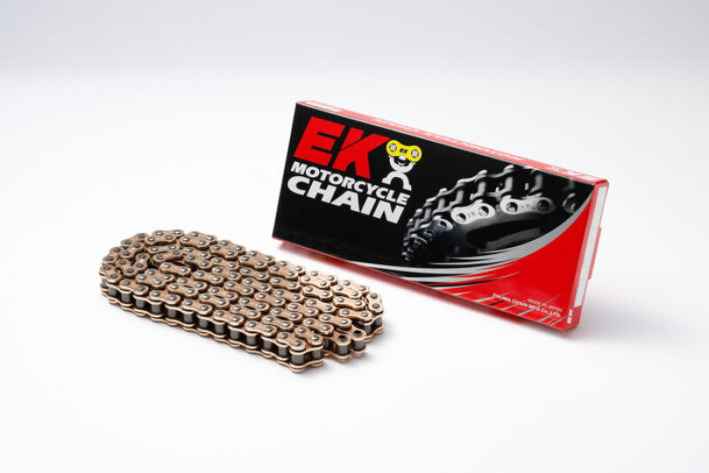Vortex Racing EK 428 SHDR Gold Chain 120 Links Clip Master - 120-link gold chain, clip master, 428SHDR series - Click Image to Close