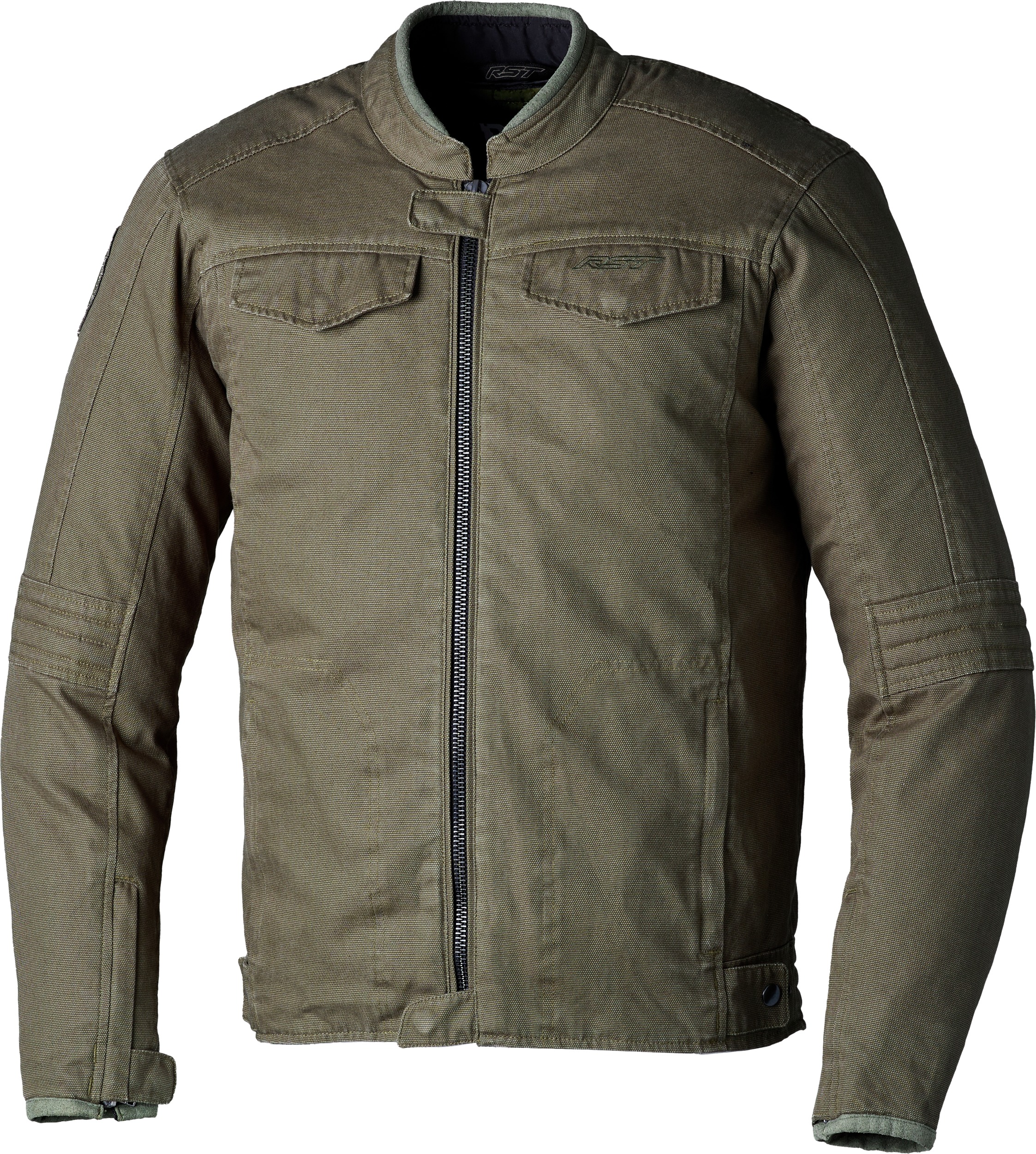 RST IOM TT Crosby 2 CE Jacket Olive 3XL - Textile riding jacket, Olive, 3XL - Click Image to Close