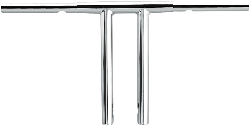 Chubby Flatline Chrome 12" Handlebar - Click Image to Close