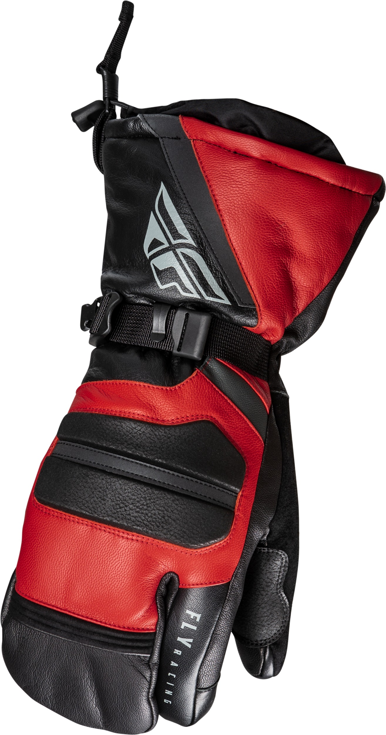Fly Racing Ridgeline Claw Gloves Black/Red 2X-Large Snow - Cold weather gloves, Black/Red, Size 2X-Large - Click Image to Close