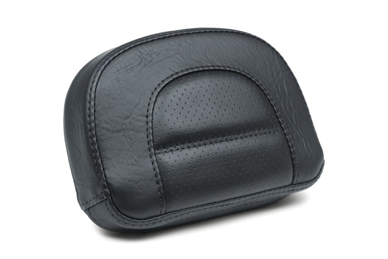 Mustang Sissy Bar Pad Black 5" H x 8" W Fits 18-21 Harley Fat Boy - Click Image to Close