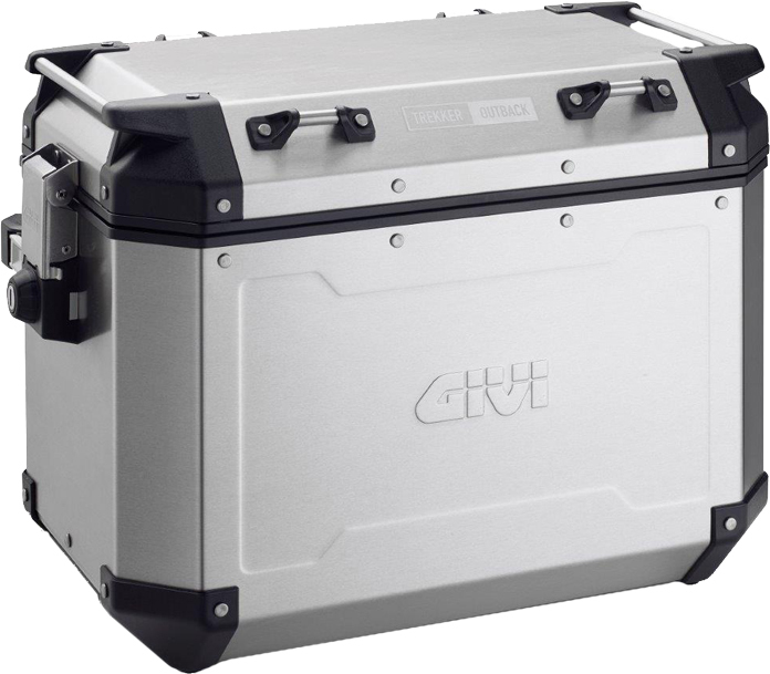 Outback Series Aluminum Side Cases - Outback 48Ltr Sil Side Case R - Click Image to Close
