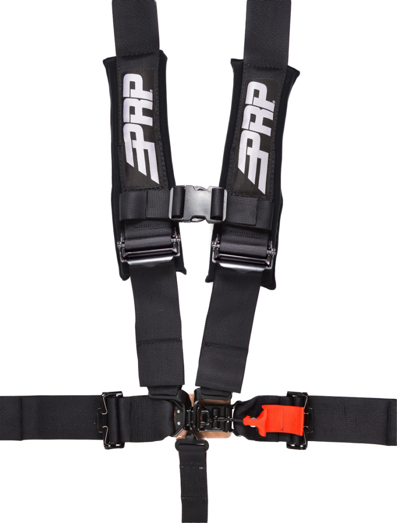 PRP 5.3 Harness Black 5-Point Seat Belt with 3 Inch Straps - 5-point 3" harness for UTVs and off-road vehicles - Click Image to Close