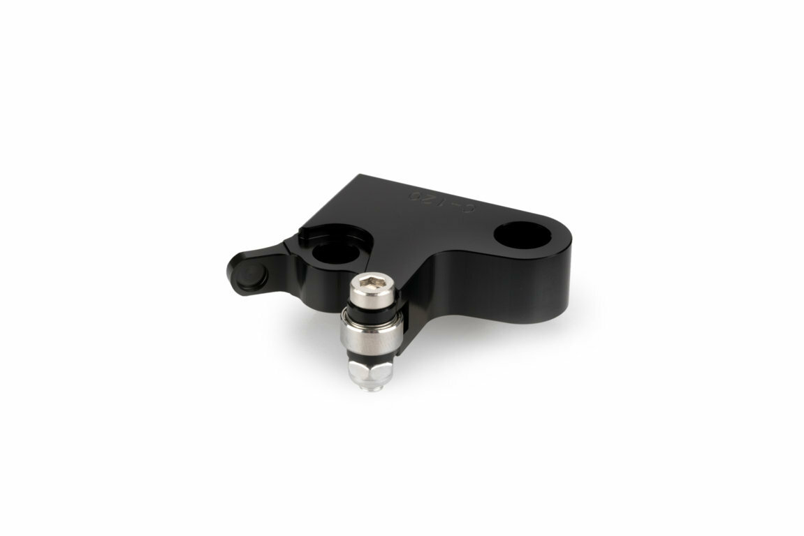 Puig Hi-Tech Extendable Folding Clutch Lever Adaptor Black For Honda - Clutch lever adaptor, black. For select Honda models. - Click Image to Close