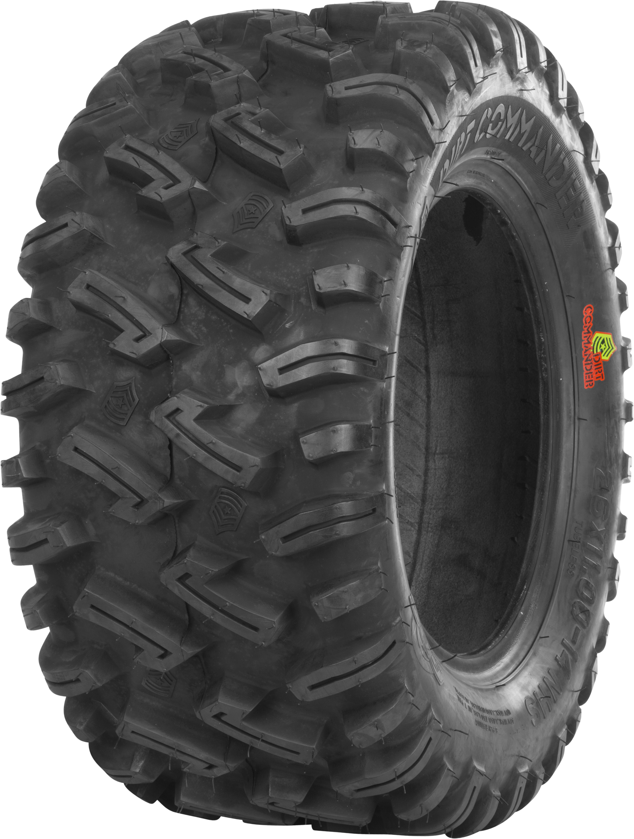 Dirt Commander Front or Rear Tire 27x11-14, 8-Ply, w/28/32" Tread - Click Image to Close
