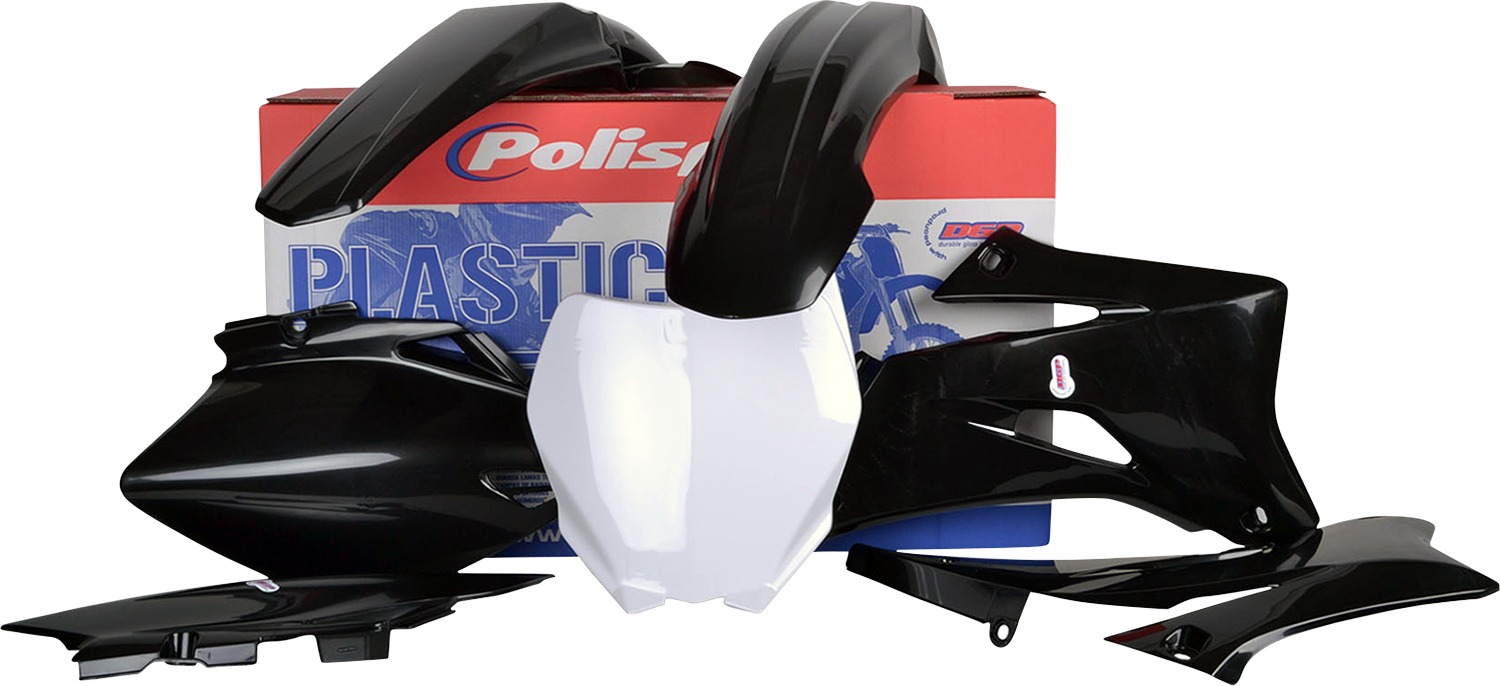 Black Plastic Kit - For 06-09 Yamaha YZ250F YZ450F - Click Image to Close