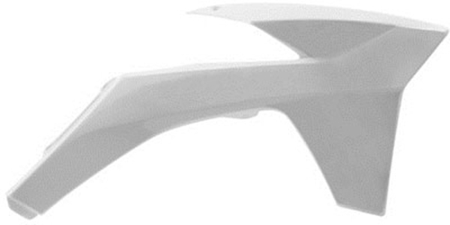 Radiator Shrouds - White - Click Image to Close