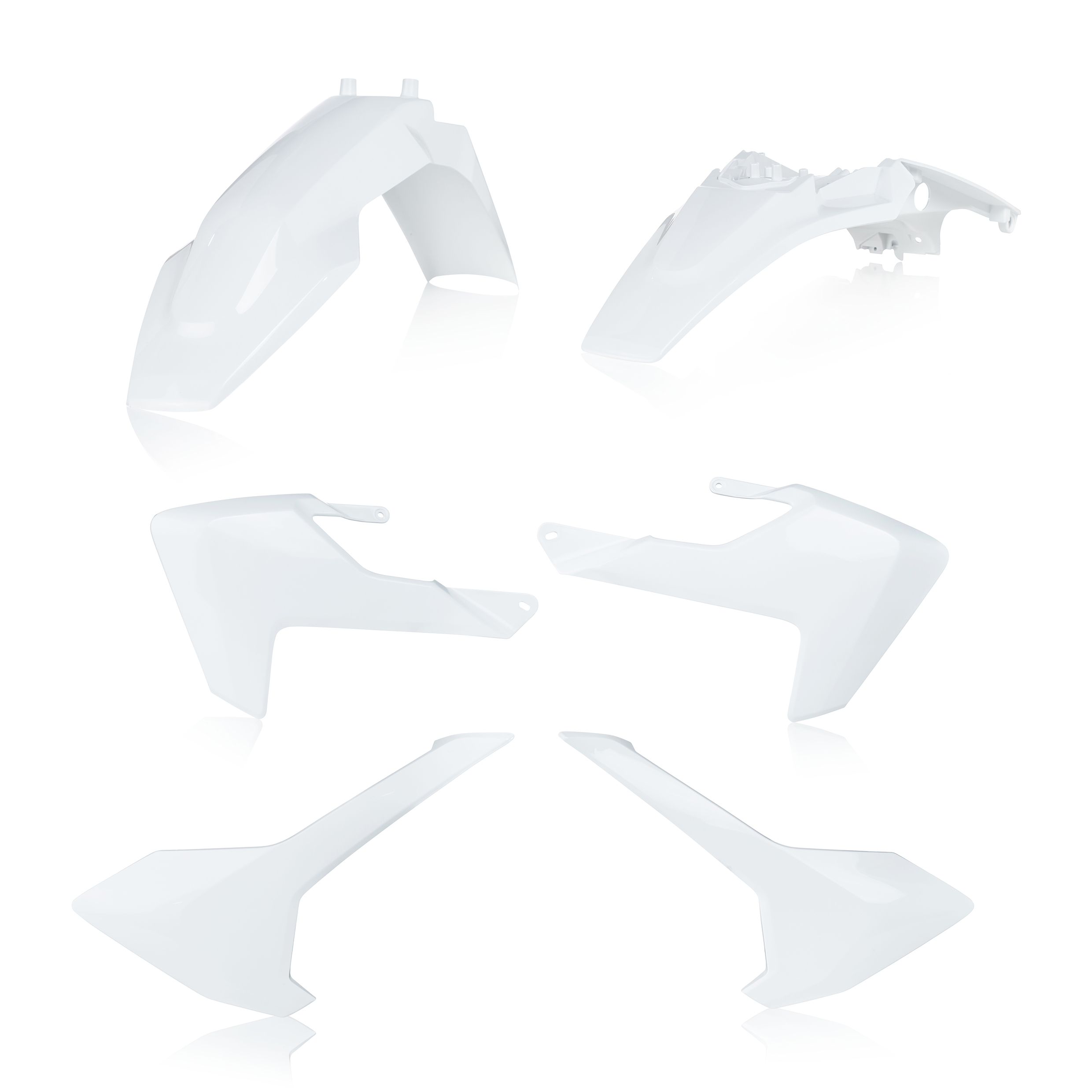 Acerbis Plastic Kit Husky White For Husqvarna TC 65 2017-2024 - Plastic body kit for Husqvarna TC 65 2017-2024 - Click Image to Close