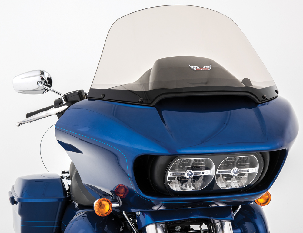 Windshield Smoke 16" - For 15-19 Harley FLTR Road Glide - Click Image to Close