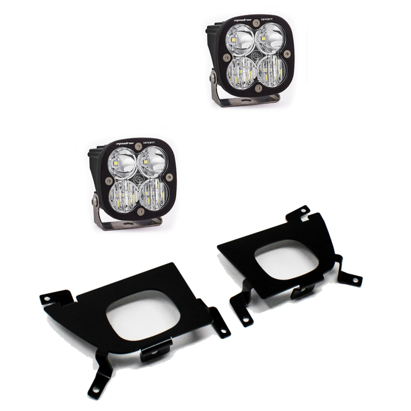 Baja Designs Sport Fog Pocket Mount Kit Fits 2019 Silverado 1500 - Click Image to Close